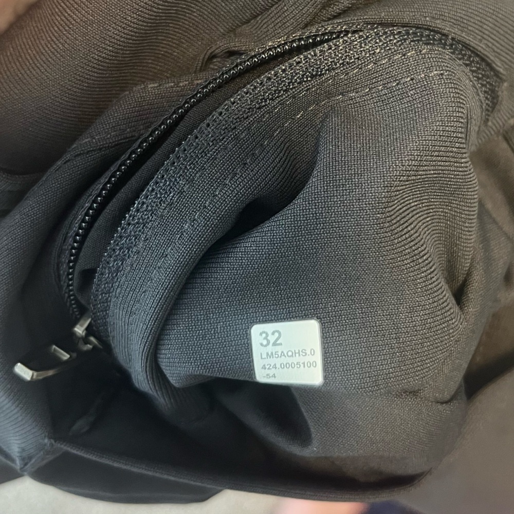 Lululemon ABC Classic-Fit Pant 27” Inseam Warpstreme Obsidian Gray 32 - Picture 7 of 8